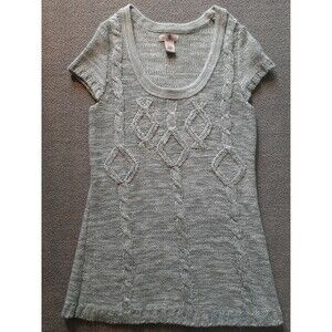 Glimmer by J.J.Basics Womens Knit Tunic Sweater Acrylic womens Large